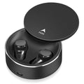 Black True Wireless Earbuds with Mic W26867