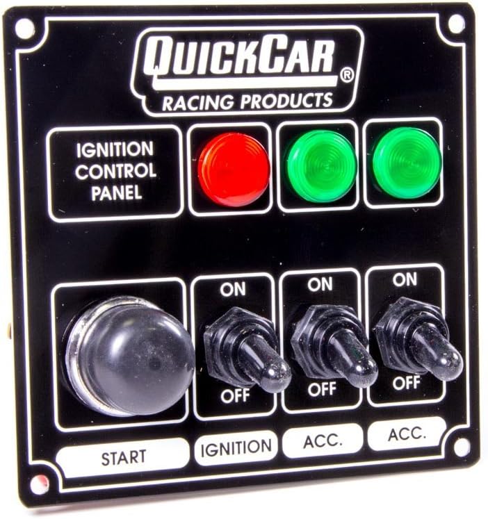 Black Ignition Panel with 2 ACC. & Lights E242702