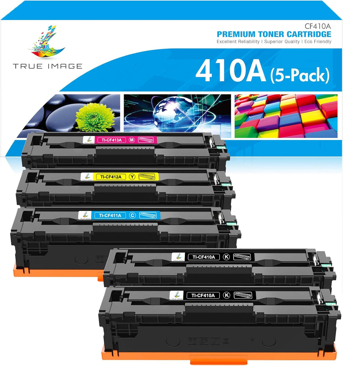 Compatible Toner Cartridge 5-Pack Q1358