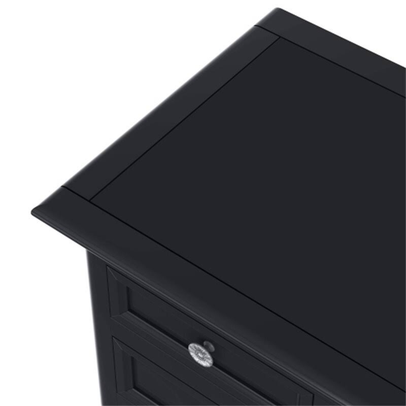 Clear Console Table with 6 Drawers and 1 Shelf U9083