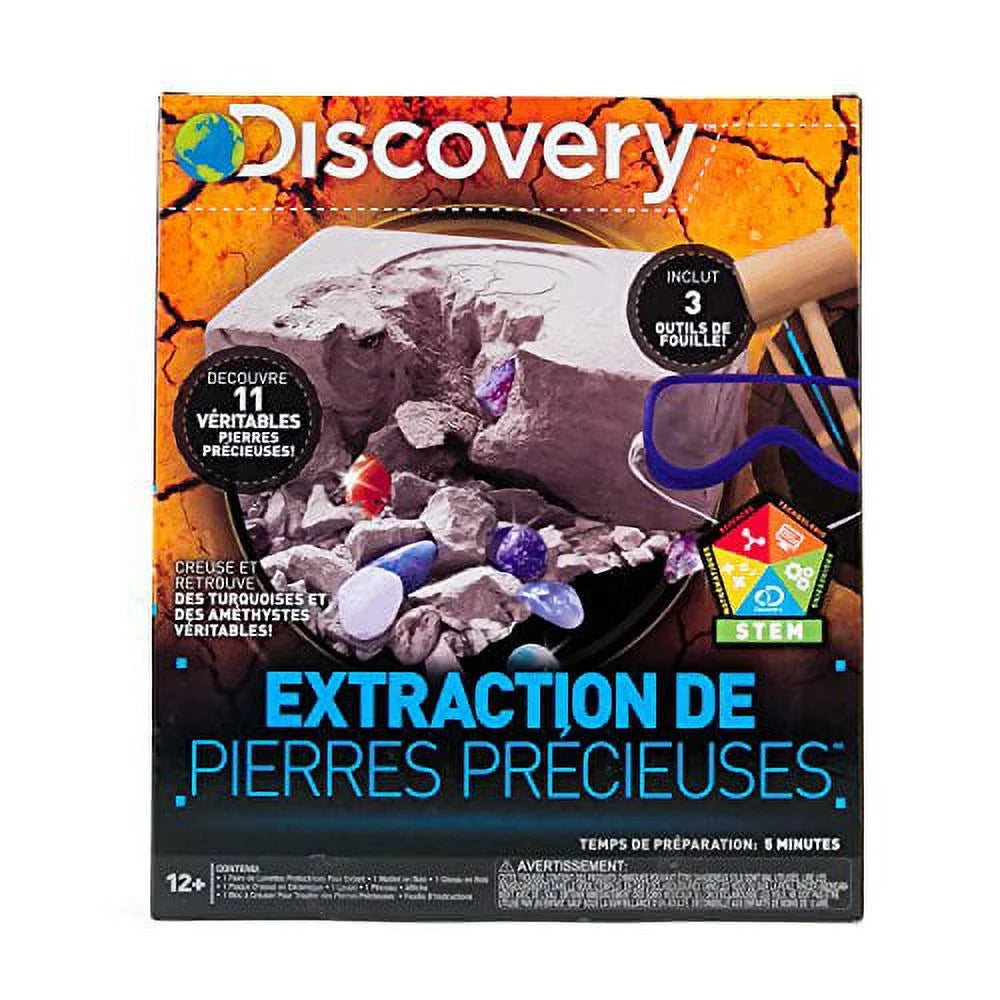 Gemstone Dig Stem Science Kit, Excavate 11 Real Gemstones Q407474