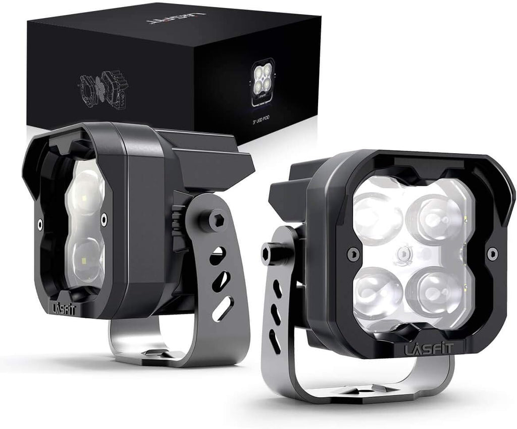 3 inch SAE Fog Lights 36W LED Pods Lights White Pair X589292