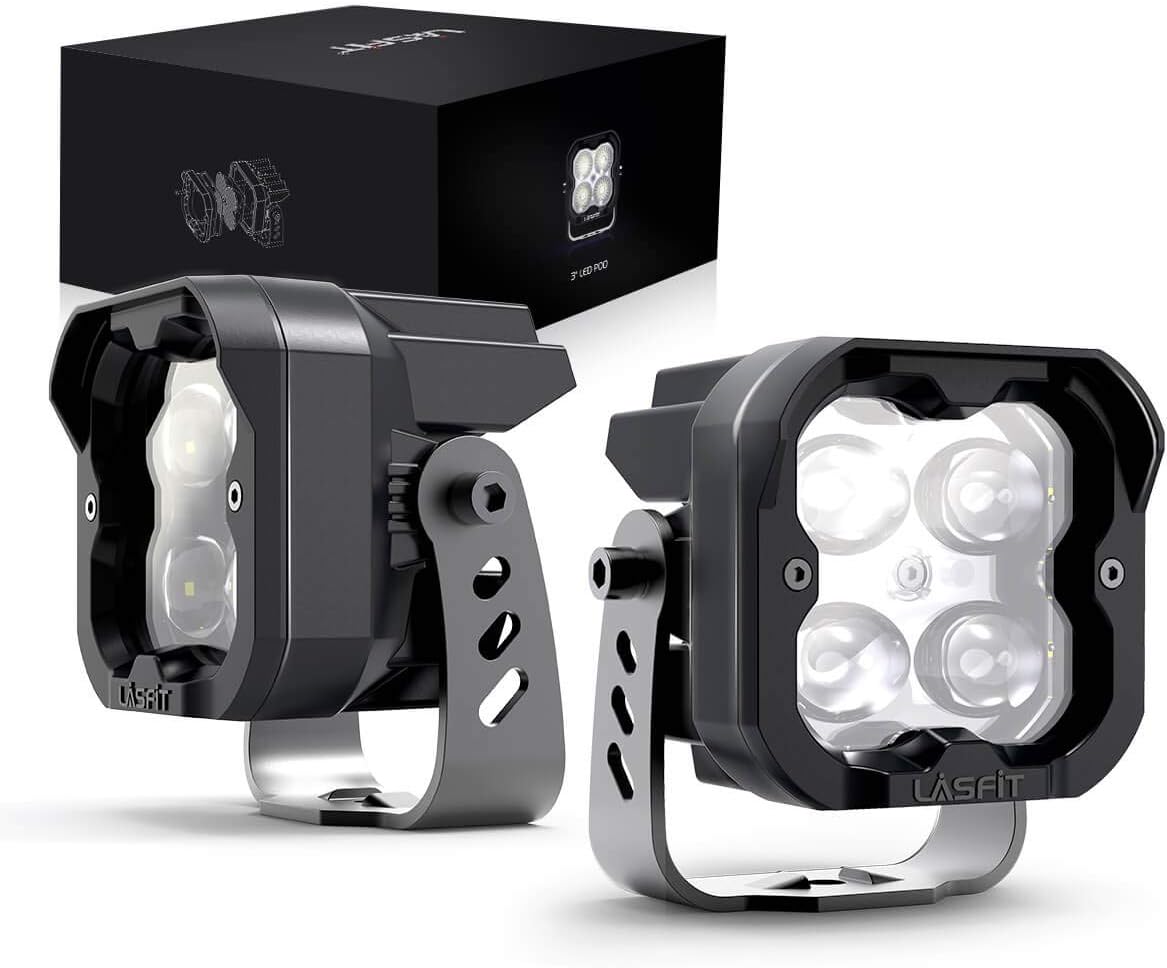 3 inch SAE Fog Lights 36W LED Pods Lights White Pair X589292