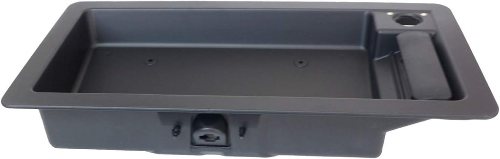 Rear Passenger Side Exterior Cargo Door Handle & License Plate Housing Frame Bracket for Ford Van E150 E250 E350 Pack of 2 Q28925