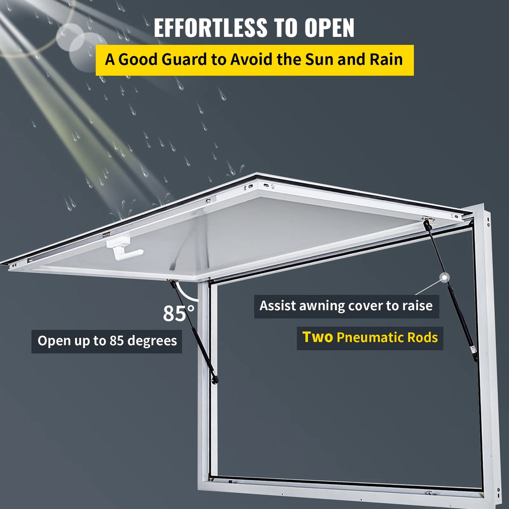 Concession Stand Window with Awning Cover W327