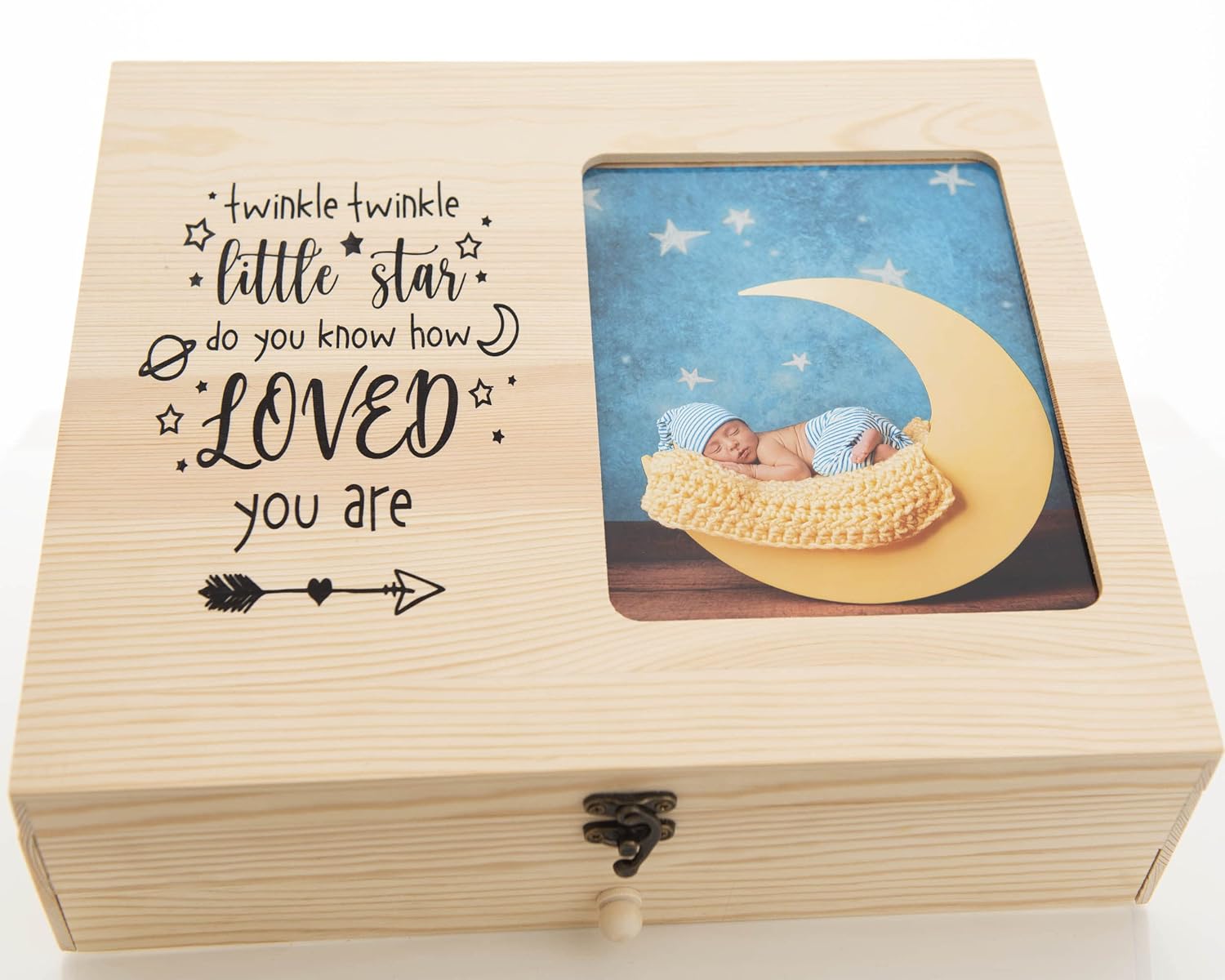 Baby Keepsake Box with Milestone Cards, Pack of 2 P218