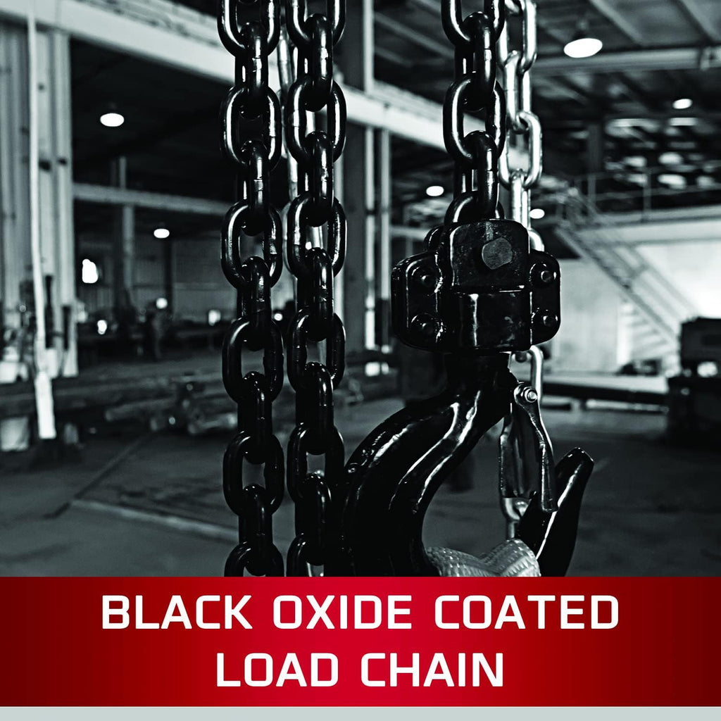 1-1/2-Ton Chain Hoist with 10' Lift R607