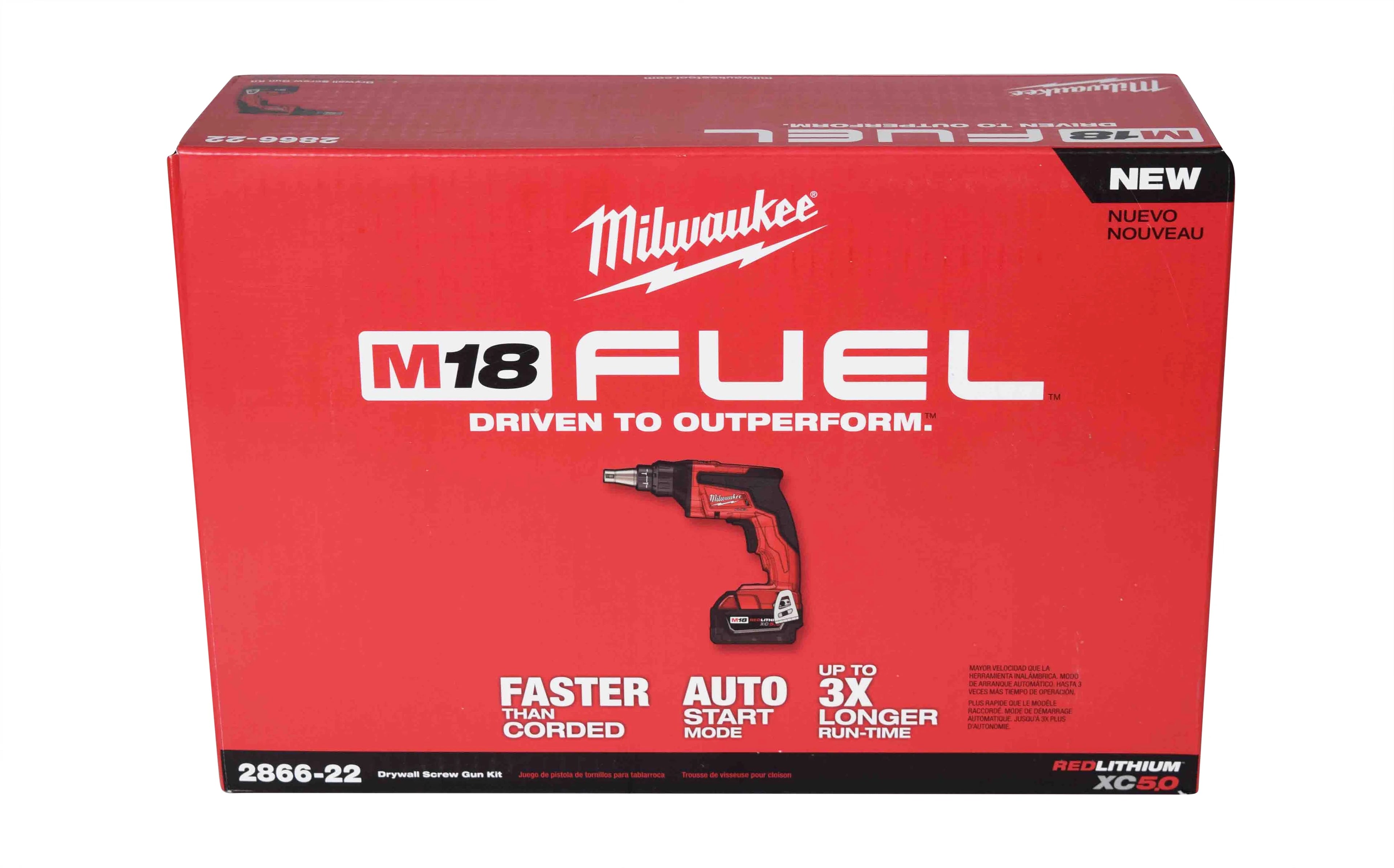 Cordless Brushless Drywall Screwgun Kit F7141