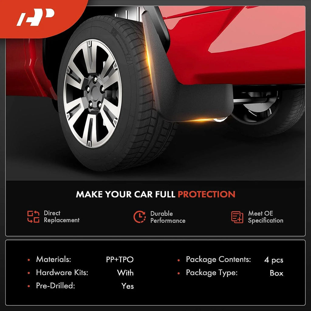Mud Flaps Splash Guards 4-PC Set K60420