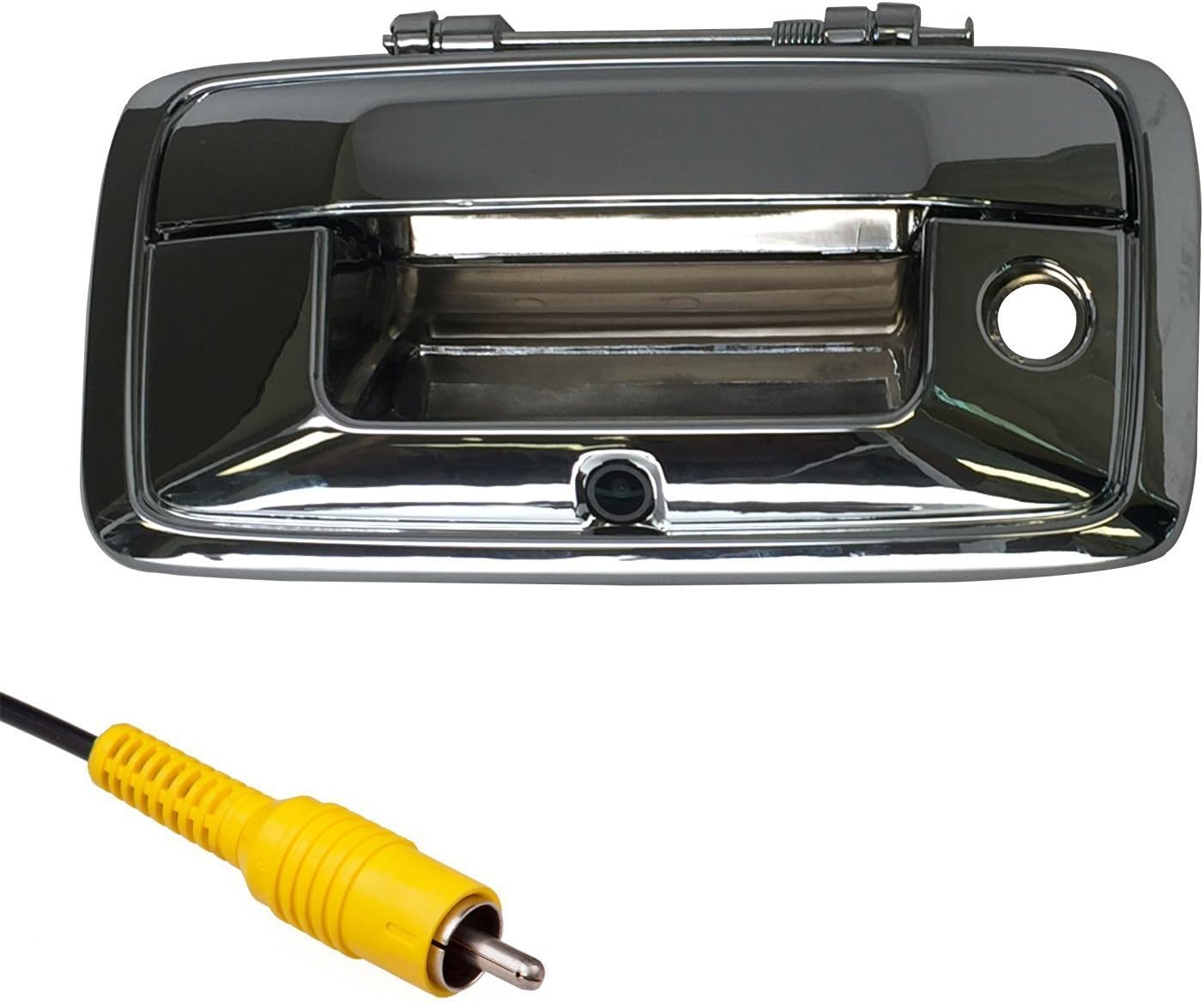 Black Tailgate Handle with Backup Camera V734656