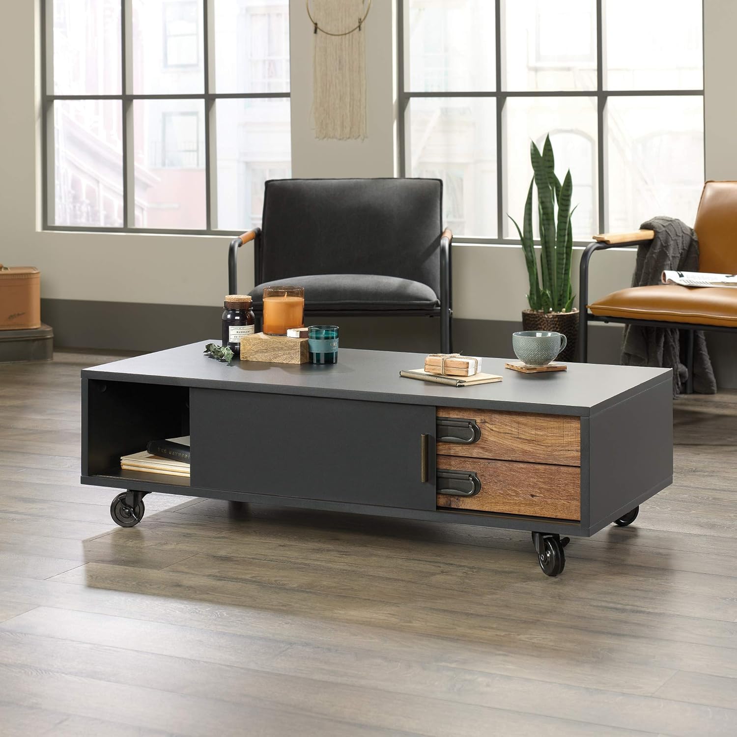 Black Café Coffee Table Pack of 2 N386933
