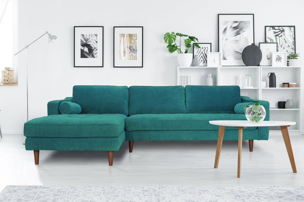 Turquoise Sectional Sofa D3358