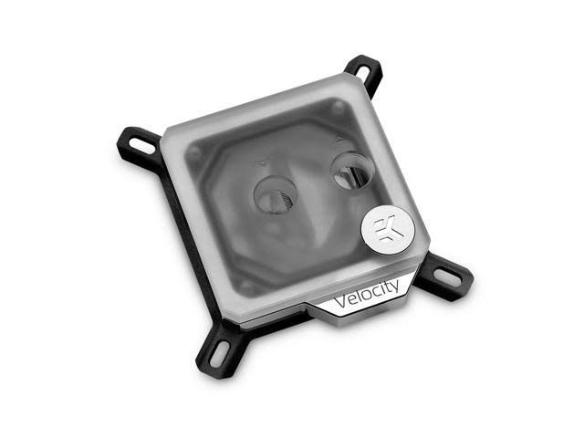 Nickel + Frosted Acryl Water Block M919