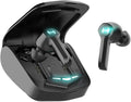 Black TWS Bluetooth 5.0 Waterproof Earbuds with Mic T23771