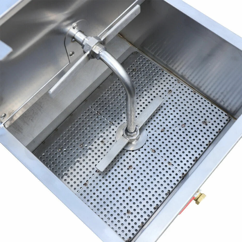 55L Fryer Oil Filter Cart Machine Commercial Kitchen Filtration System 110v/60hz P70198