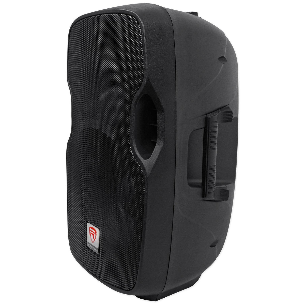 12x22 Powered 600W DJ PA Speakers with Bluetooth and Stands C5391