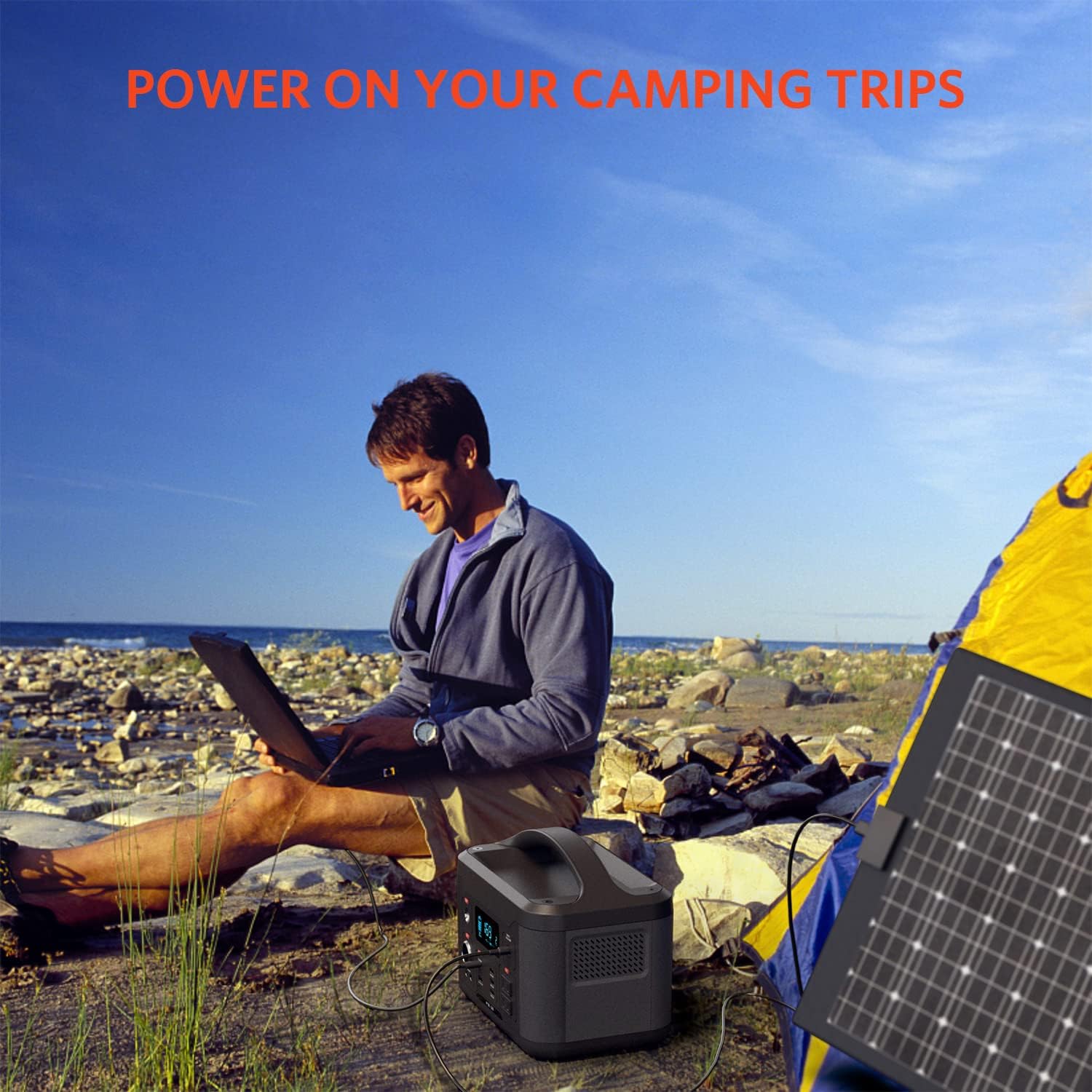 Portable Power Station 626Wh Solar Generator O585