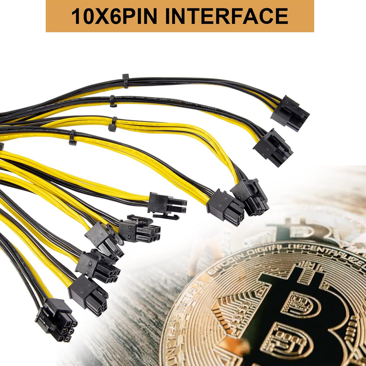 2000W 2U Mining Power Supply with Power Cable O18287