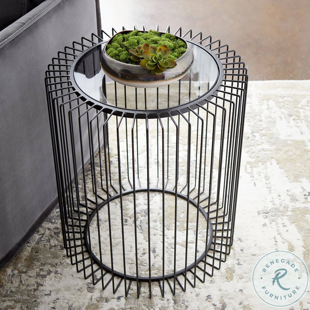 Cyan canasta Side Table X402