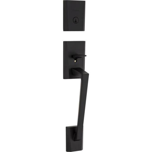 Iron Black Single Cylinder Keyed Entry Handleset Z790