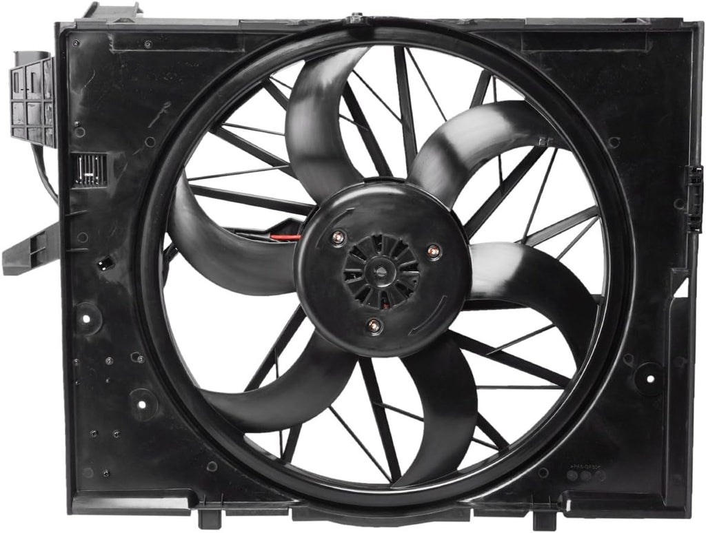 Radiator Cooling Fan Assembly Compatible with BMW E60 525i 530i 2004-2005 Y636