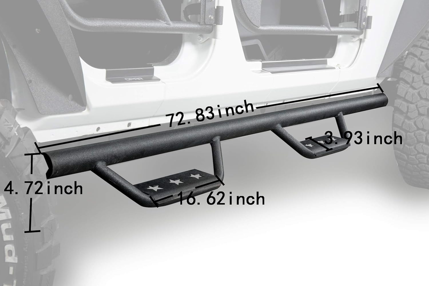 Drop Side Step Running Board Nerf Bars C556800