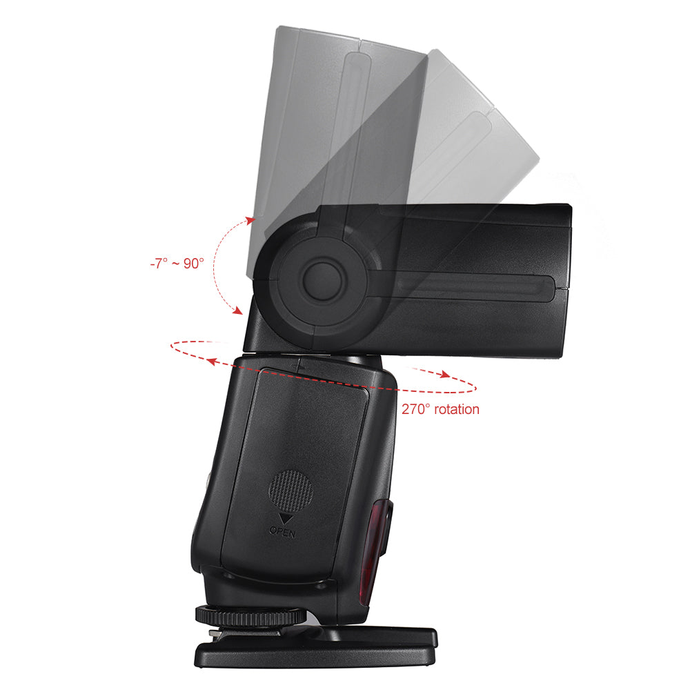 Wireless TTL Slave Flash Speedlite GN58 for Canon DSLR Camera G48767