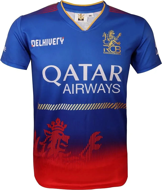 RCB VIRAT 18 Men's Cricket Jersey Half-Sleeve H337992