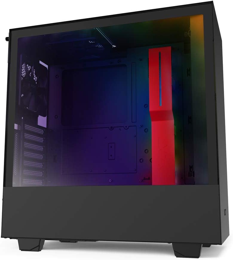 White Small Form-Factor ITX Case with Tinted Tempered Glass Front Panel M888