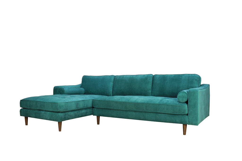 Turquoise Sectional Sofa D3358