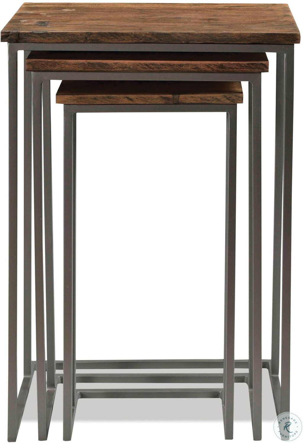 Black 3 Piece Nesting Side Tables J8547