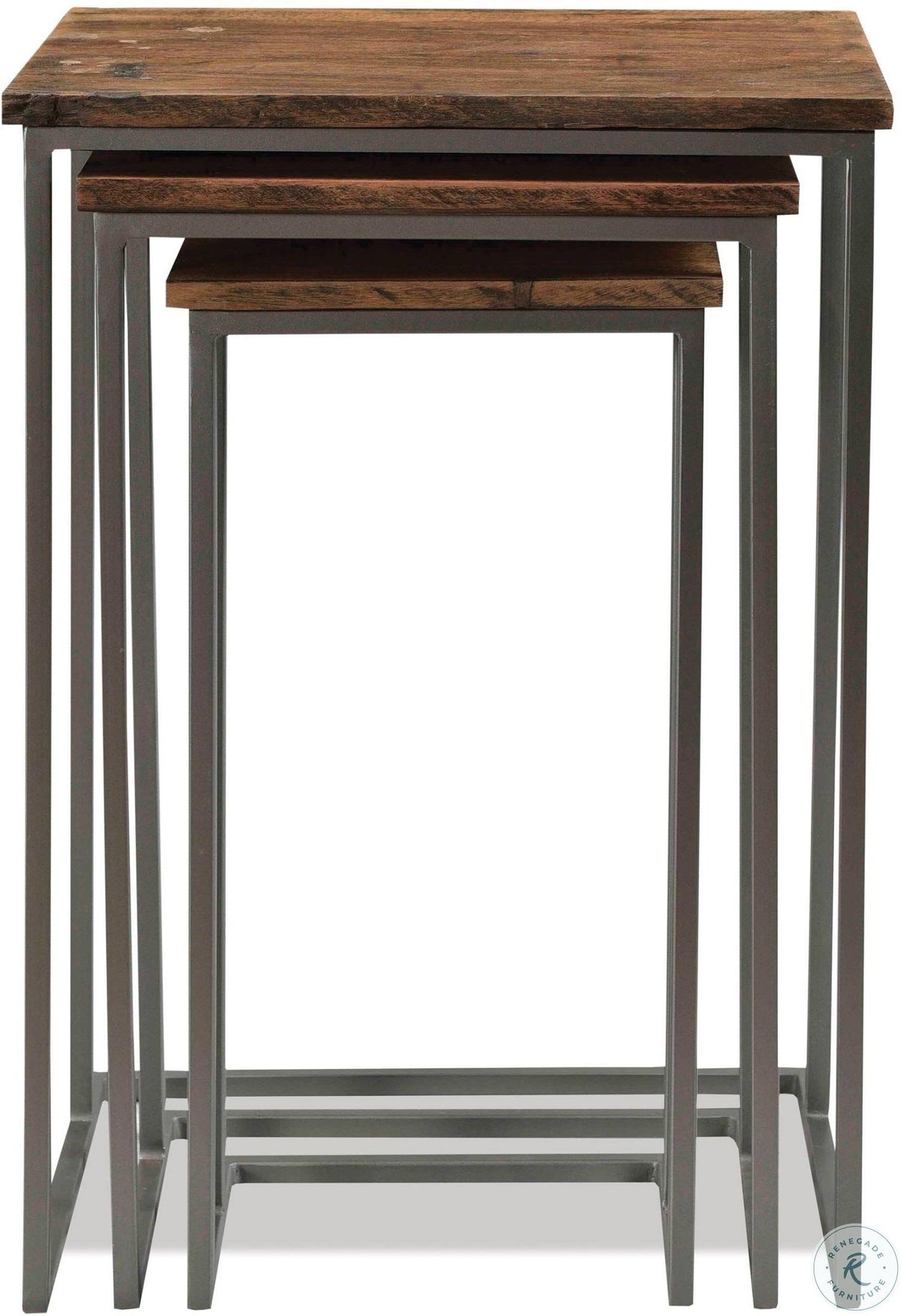 Black 3 Piece Nesting Side Tables J8547