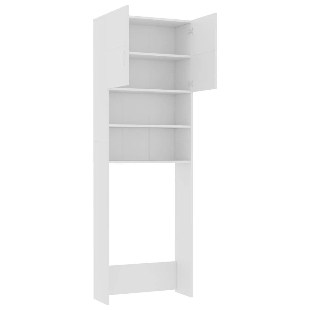 White Chipboard Washing Machine Cabinet W13113