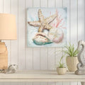 Watercolor Painting Print on Wrapped Canvas, Brown M2948