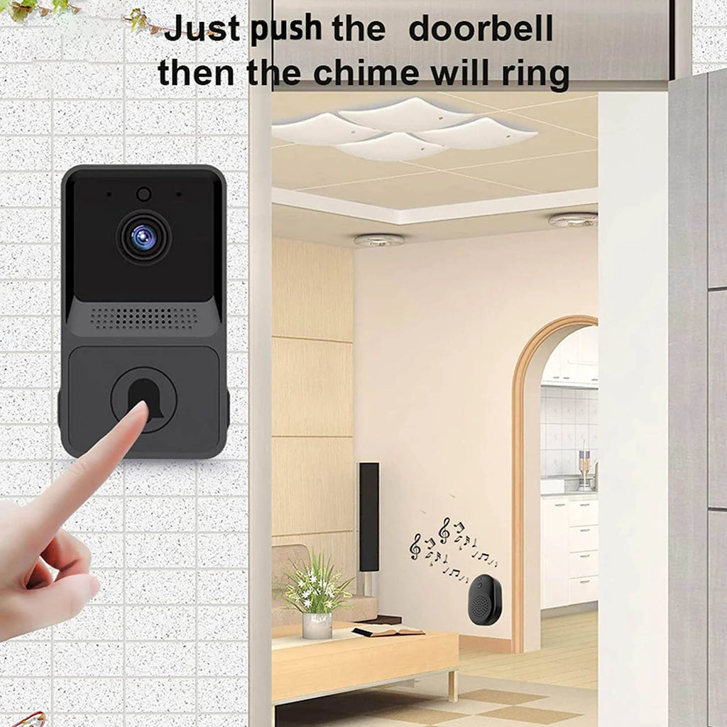 Wireless WiFi Doorbell Camera Security Intercom P309