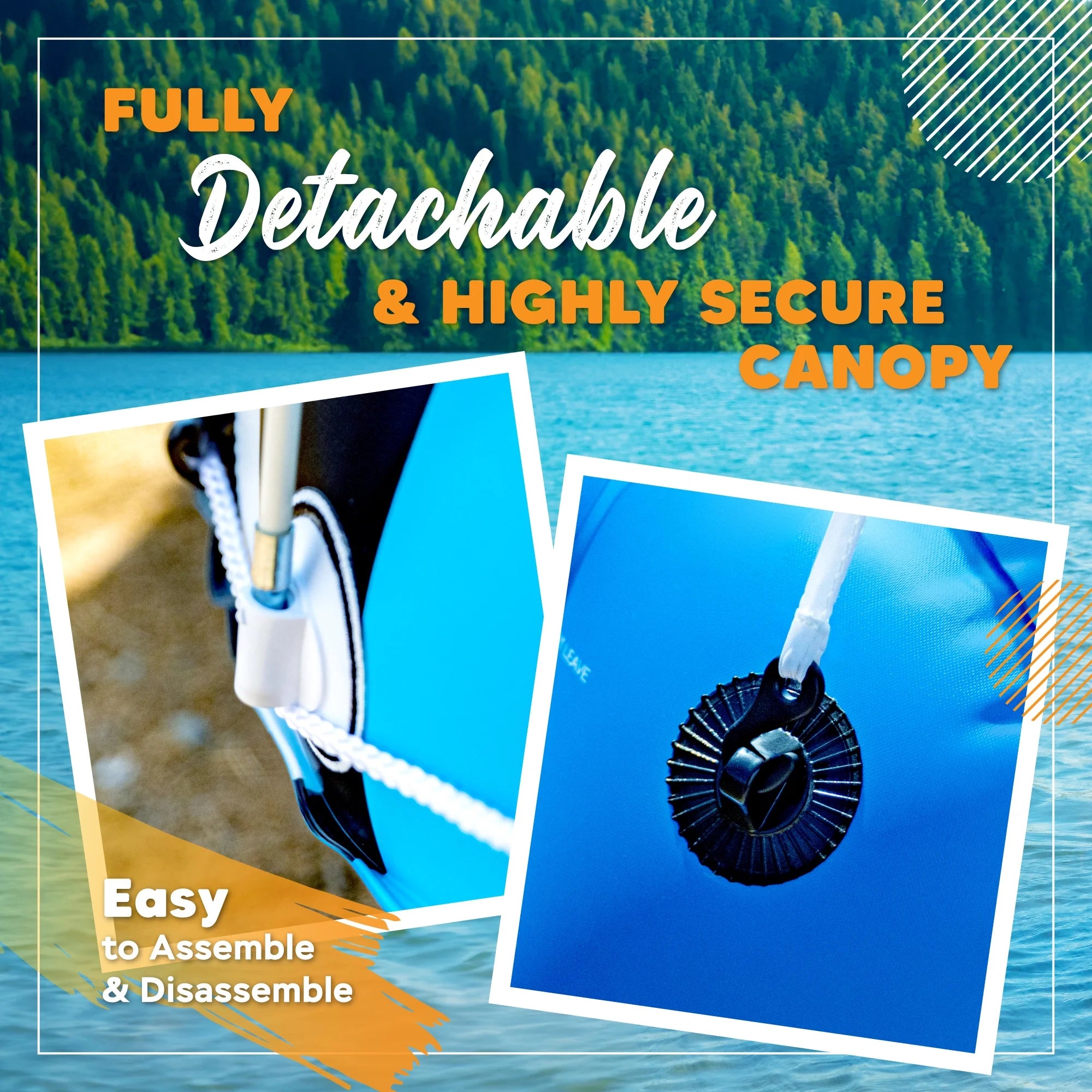 XL River Tube with Canopy and Sun Shade N201
