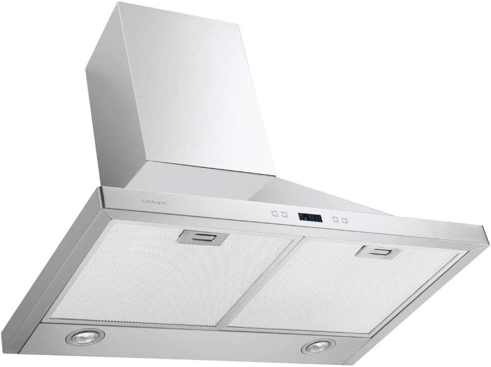 30 Inch Brushed Stainless Steel Wall Mounted Range Hood H561800