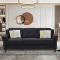 Black Fabric Sofa O27325