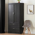 Gray Oak Wardrobe Armoire V425552