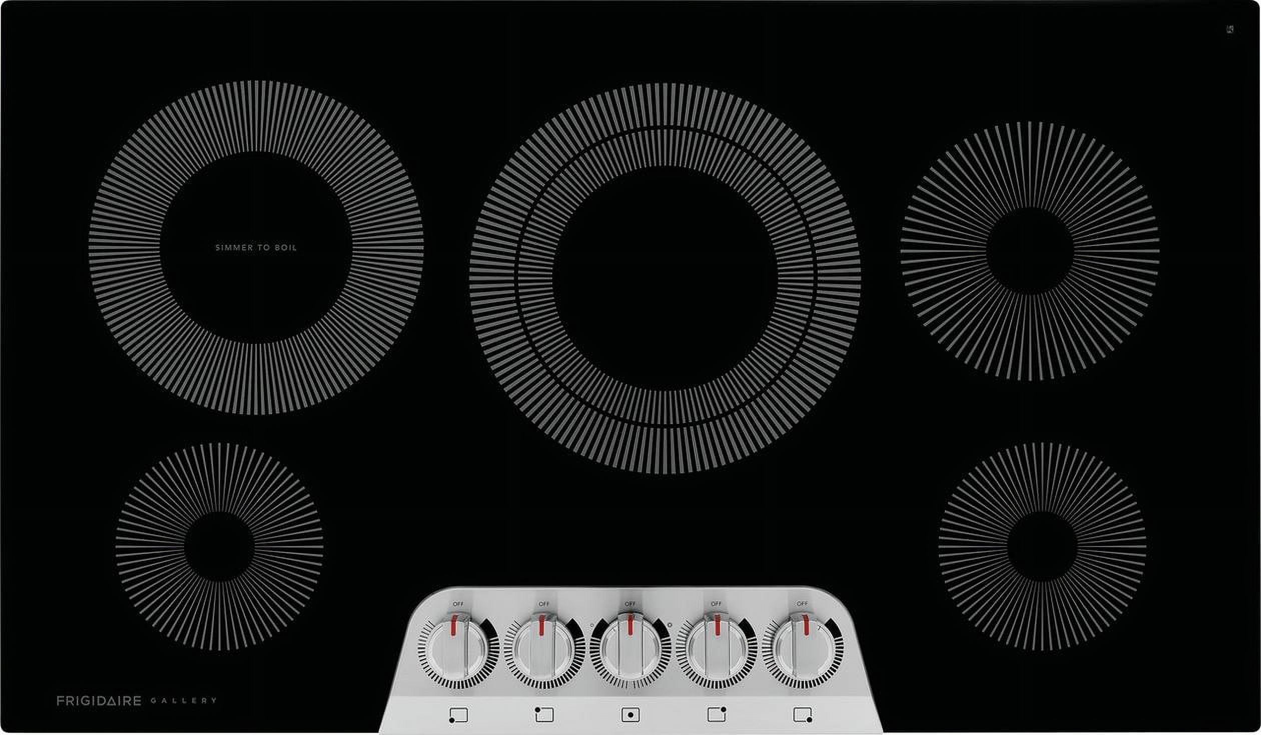 Black Stainless Steel Electric Cooktop O80837