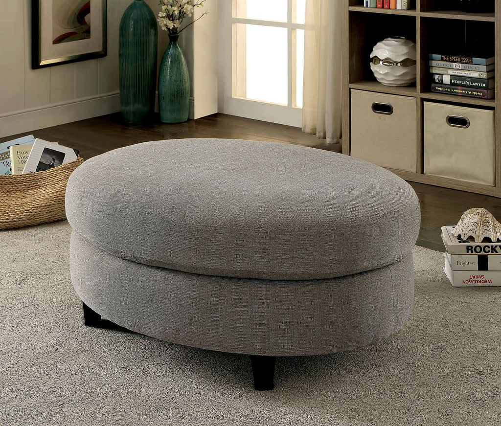 Warm Gray Ottoman G75317