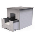 Cat Litter Box with Drawer and Lid N517