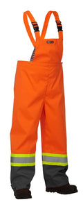 Orange Hi Vis Safety Rain Overall T737