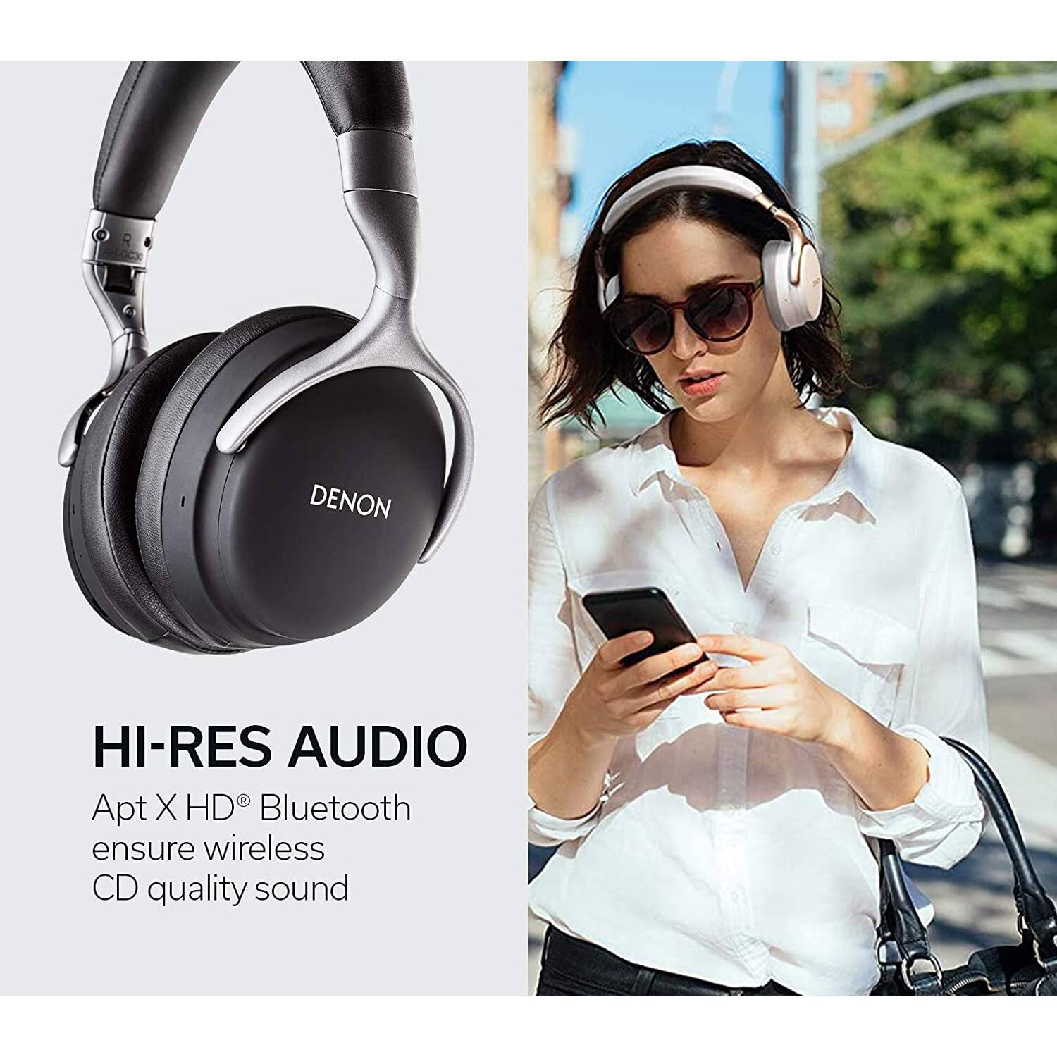 White Wireless Noise Cancellation Headphones H1584