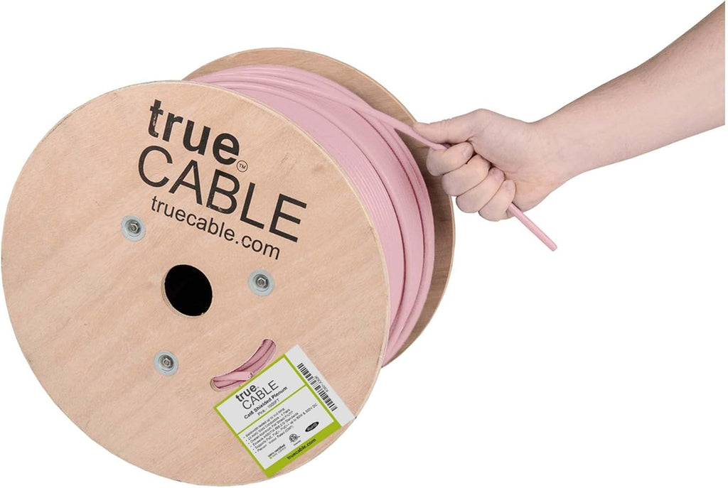 1000ft White 23AWG Solid Bare Copper Bulk Ethernet Cable X36892