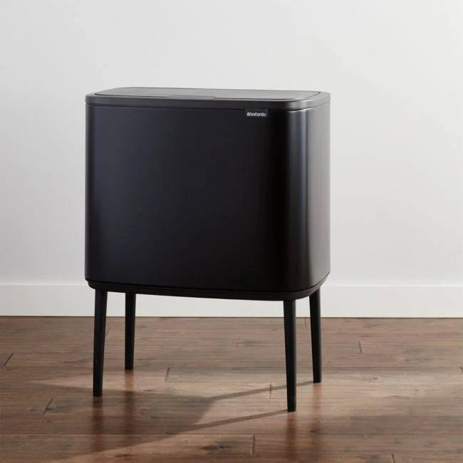 Black Touch Top Trash Can N689439