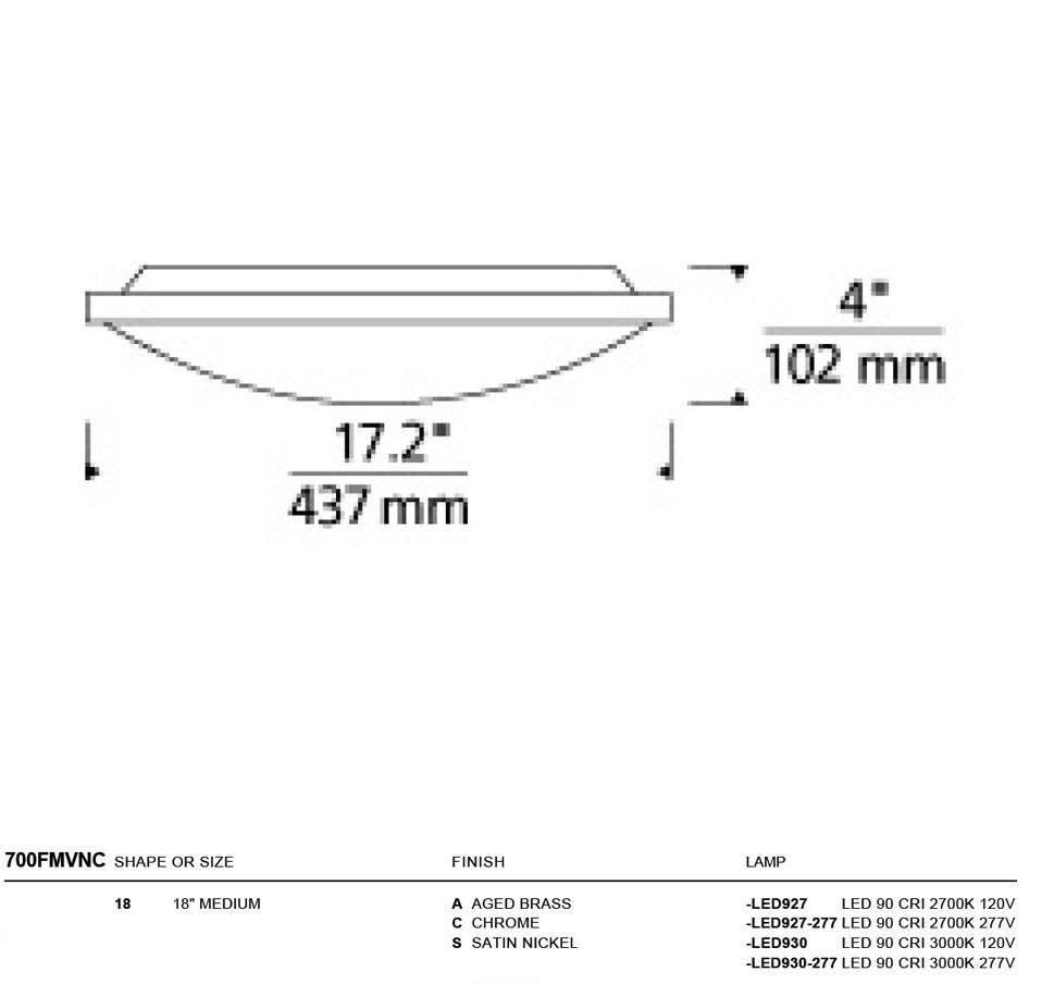 Vance LED Flush Mount F503