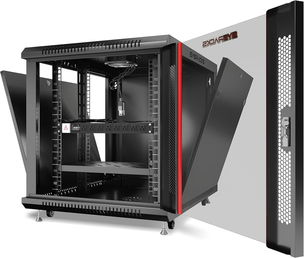 12 U 35 Inch Deep Locking Server Rack Cabinet S1122
