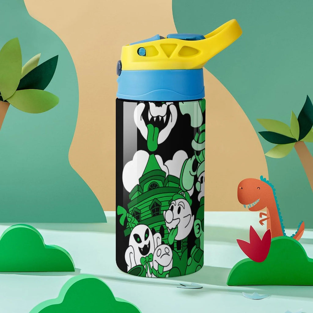 Insulated Stainless Steel Water Bottle with Straw I534554