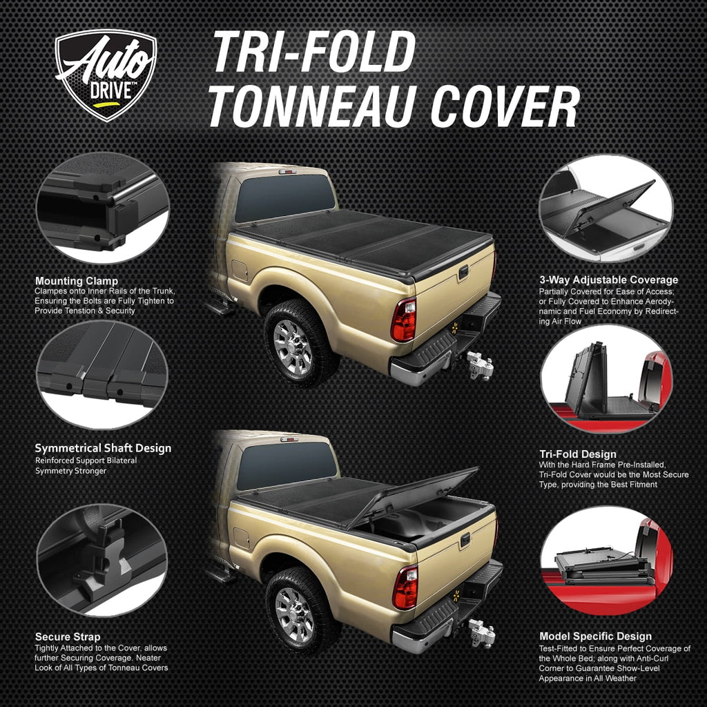 Hard Tri Fold Truck Bed Tonneau Cover J9013